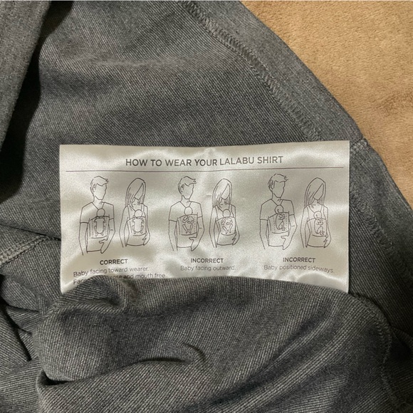 Lalabu Men’s Baby Wearing Tshirt - Picture 5 of 7